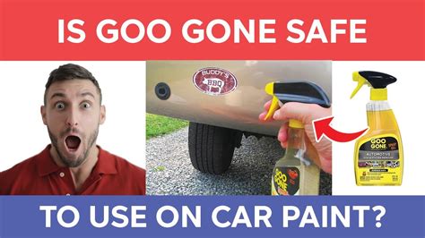 Will Goo Gone Hurt Car Paint: Exploring the Effects and Alternatives